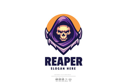 Reaper Mascot Logo
