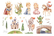 FAIRY TALE. King, dragon, knight, a Person Illustration by OlliArtDesign (Thumbnail 2 of 8)