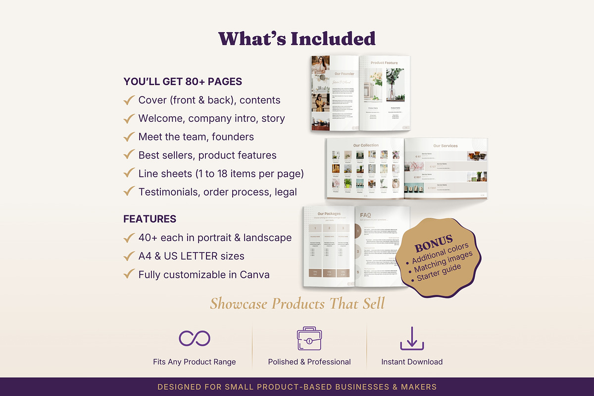 Product Catalog 2 Formats x 40 Pages, a Magazine Template by B2 Studio (Photo 2 of 19)