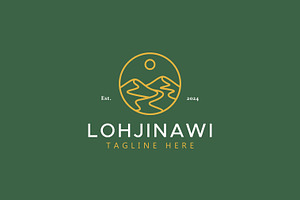Hiking Mountain Hill Logo Badge, a Branding & Logo Template by Signatoro
