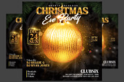 Christmas Party Flyer Template, a Flyer Template by Hotpin (Thumbnail 1 of 2)