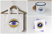 Doodle eyes spiritual set, an Illustration by Good Studio (Thumbnail 2 of 4)