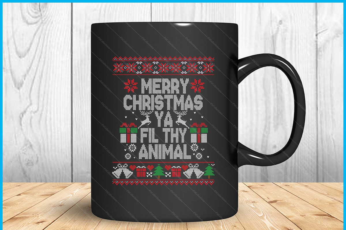 Merry Christmas Animal Filthy Xmas, a Graphic by Creativeusart (Photo 3 of 4)