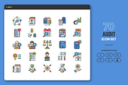 70 Audit Icons, a Solid Icon by Flat Icons (Thumbnail 1 of 7)