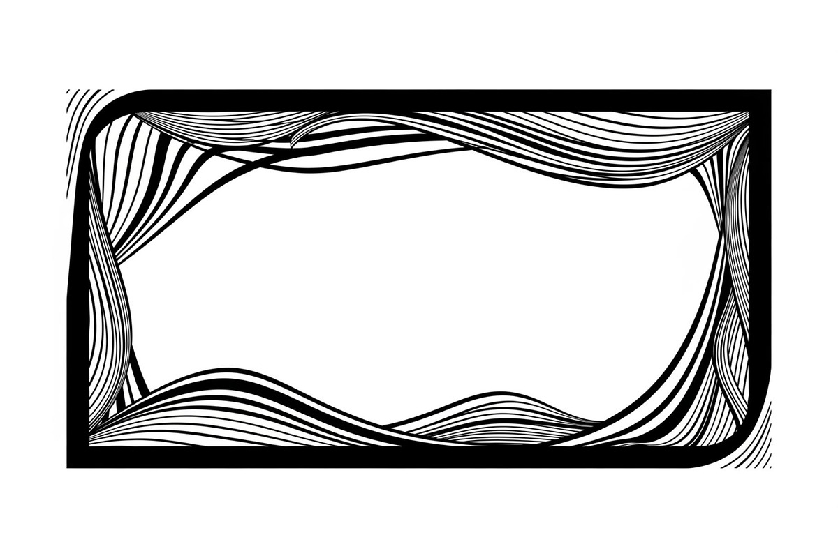 Abstract Line Frame SVG Bundle, an Illustration by yasushie (Photo 28 of 31)