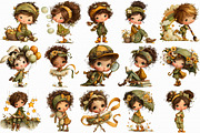 Whimsical Storybook Children Clipart, an Illustration by Libby Wishes (Thumbnail 5 of 7)