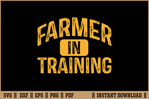 Farmer In Training Cute Farm Kid SVG, an Illustration by Handy Arts Studio