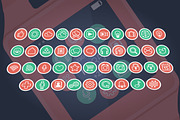 Vector smart watches & simple icons, an Icon by SunArt (Thumbnail 2 of 3)