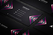 Creative Dark Business Card, a Business Card Template by InfinityArt (Thumbnail 4 of 4)