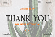 Grumen - Display Serif, a Serif Font by Lettermine (Thumbnail 10 of 10)