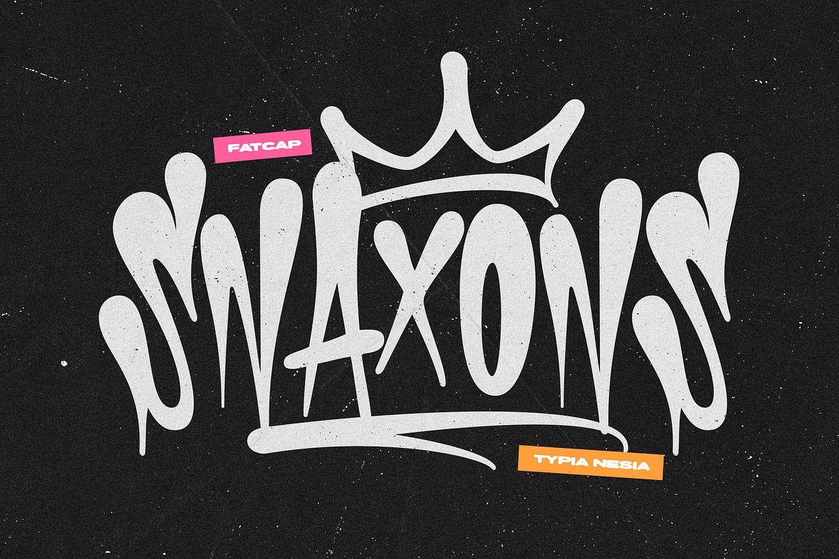 Snaxons - Fat Cap Graffiti Font, a Handwritten Font by Typia Nesia (Photo 1 of 10)