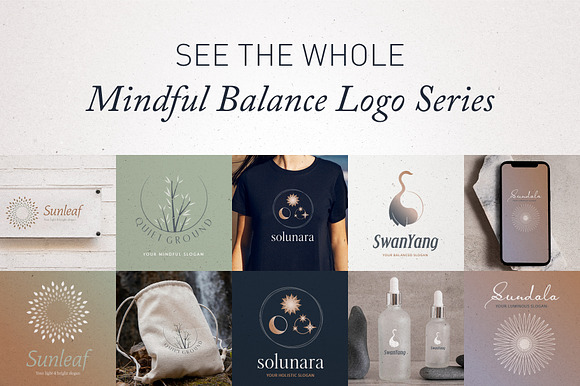 Spiritual Sun Moon Logo - Canva & AI preview 8