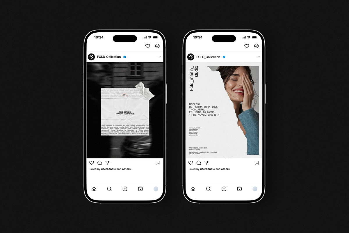 FOLD | Social Media Kit (III), a Social Media Template by Pixel Grid (Photo 9 of 10)