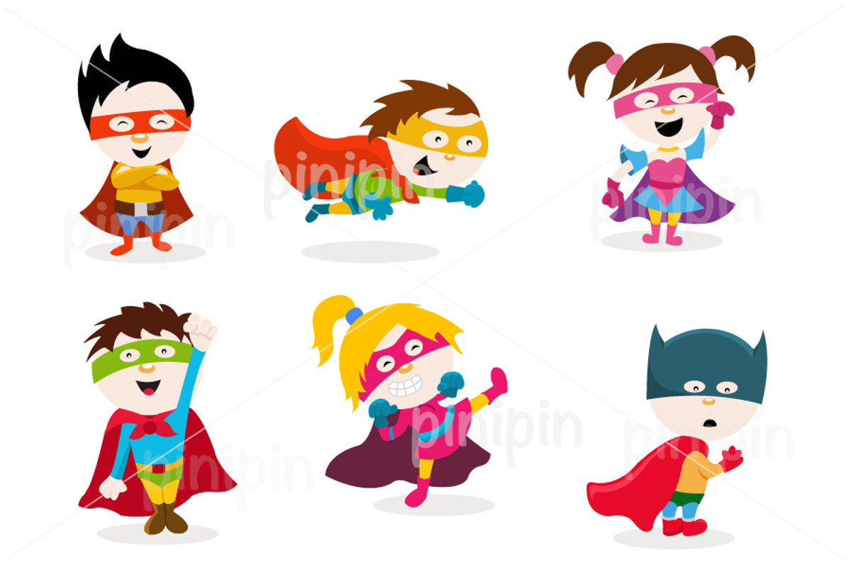 Super Kids, an Education Illustration by pinipin