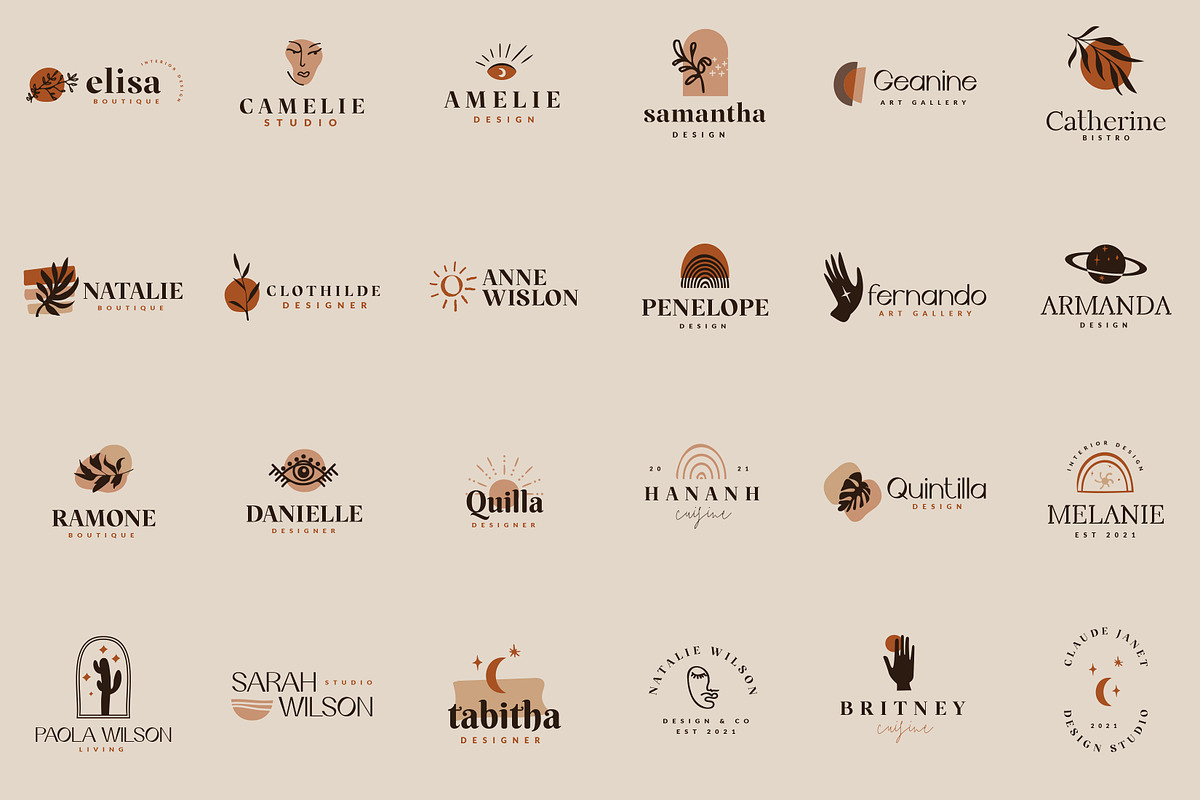 Boho Logo Bundle, a Branding & Logo Template by GraphicDash (Photo 6 of 10)