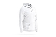 White Sports Hoodie 3D Model, an Object 3D Model by rebrandy (Thumbnail 4 of 9)