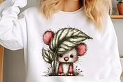Quirky Peeking Spring Animals Clipar, an Illustration by designcity5 (Thumbnail 4 of 5)