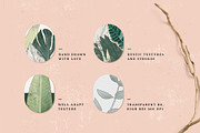 Rustic Tropical Leaves Collection, an Illustration by imajineko (Thumbnail 3 of 13)
