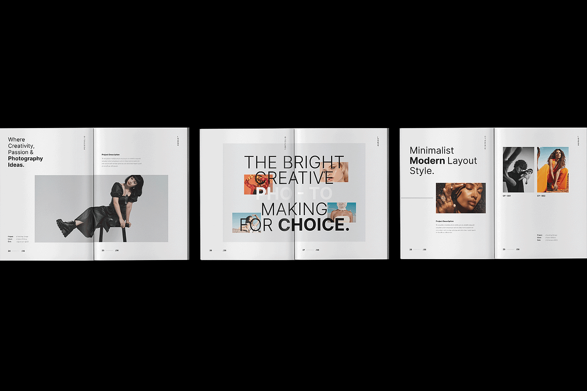 AURA Brochure Portfolio Template, a Brochure Template by TemplateFolio-Shop (Photo 11 of 18)