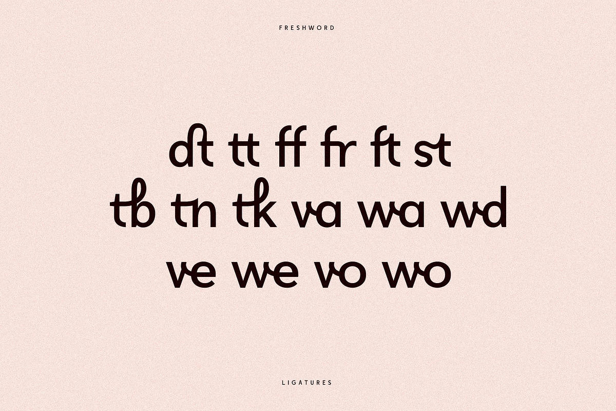 Freshwost Ligatures Sans Serif Font, a Sans Serif Font by Storytype Studio (Photo 17 of 19)