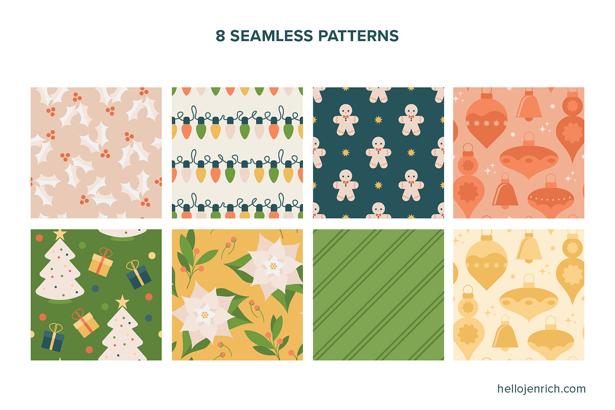 Christmas Illustration Collection, a Decorative Illustration by hellojenrich (Photo 6 of 9)