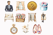 Watercolor Orient Express Clipart, an Illustration by Design Market (Thumbnail 5 of 5)