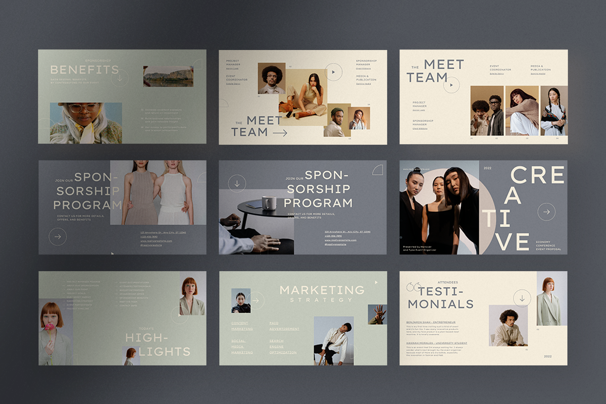 Serena Business Event Proposal Canva, a Presentation Template by peterdraw (Photo 12 of 14)