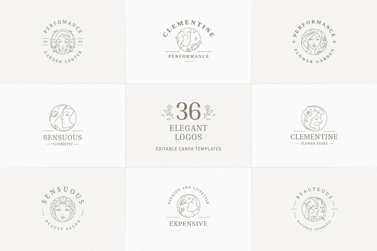 36 Elegant Logo Templates | Canva, a Branding & Logo Template by Vasya Kobelev (Photo 1 of 10)