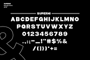 SuperHi Typeface, a Sans Serif Font by George Gonz (Thumbnail 2 of 5)