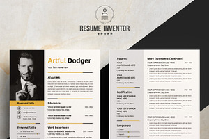 Creative Career Portfolio Resume