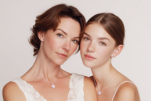 Mother and daughter portraying affection and connection, showcas, a Photo by Studio ANNA