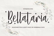 Bellataria | Script Handwritten Font, a Script Font by Forberas Club (Thumbnail 1 of 8)
