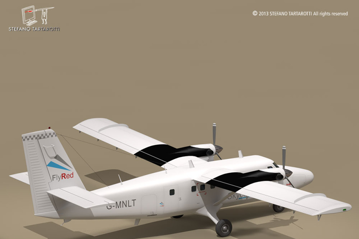 DHC6 Twin Otter, a Cars & Vehicle 3D Model by Tartino 3D models (Photo 7 of 9)