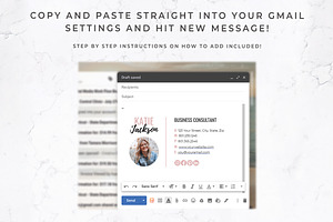 Email Signature Canva Gmail