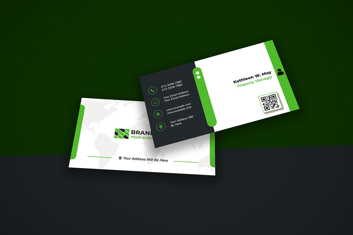 Minimal Realtor Card Template preview 2