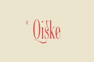 ZT Qiske - Display Serif, a Serif Font by zelow type
