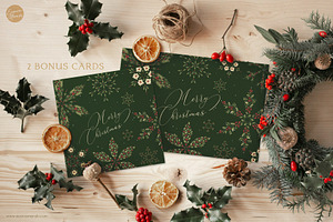 Floral Snowflakes & Christmas Cards