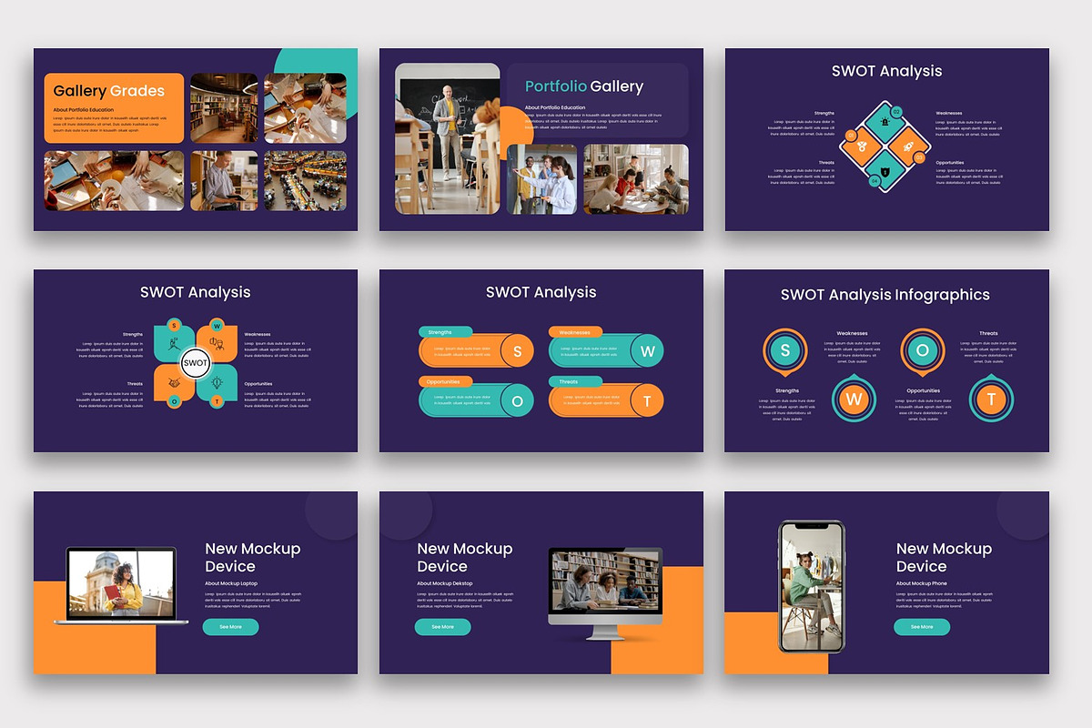 Grades – Education PowerPoint, a Presentation Template by kreatifreya