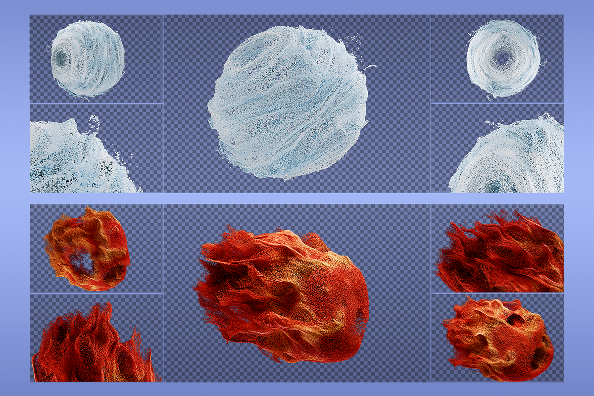 Particle Vortex - 3D Motion Pack, a Background Graphic by Mio Buono (Photo 6 of 10)