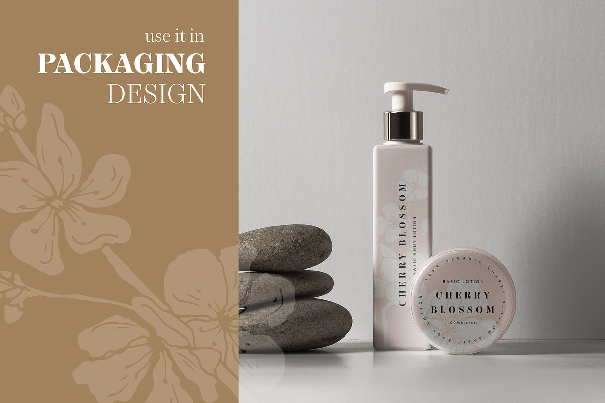 Cherry Blossom graphic set, an Illustration by EkaterinaKiriy (Photo 10 of 13)