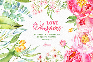 Love Whispers. Floral Collection