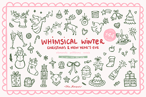 Whimsical Winter Christmas Graphics