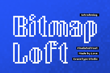 Bitmap Loft | Pixelated Font