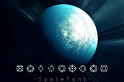 Alien Space Language, a Font by EMP Design (Thumbnail 2 of 4)