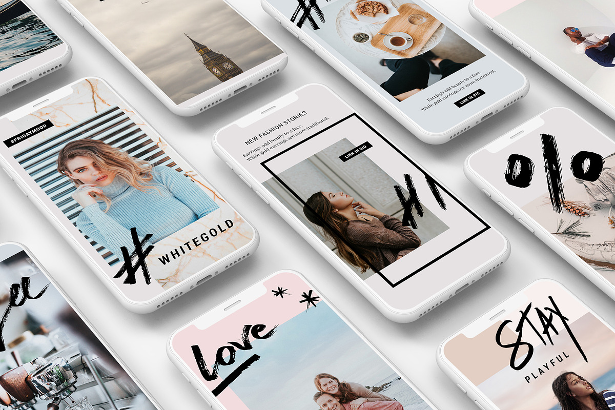 ANIMATED Modern Instagram Stories, a Social Media Template by SilverStag Type Foundry (Photo 18 of 19)
