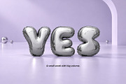 Chrome Balloon Font, a Sans Serif Font by Handmadefont (Thumbnail 3 of 15)