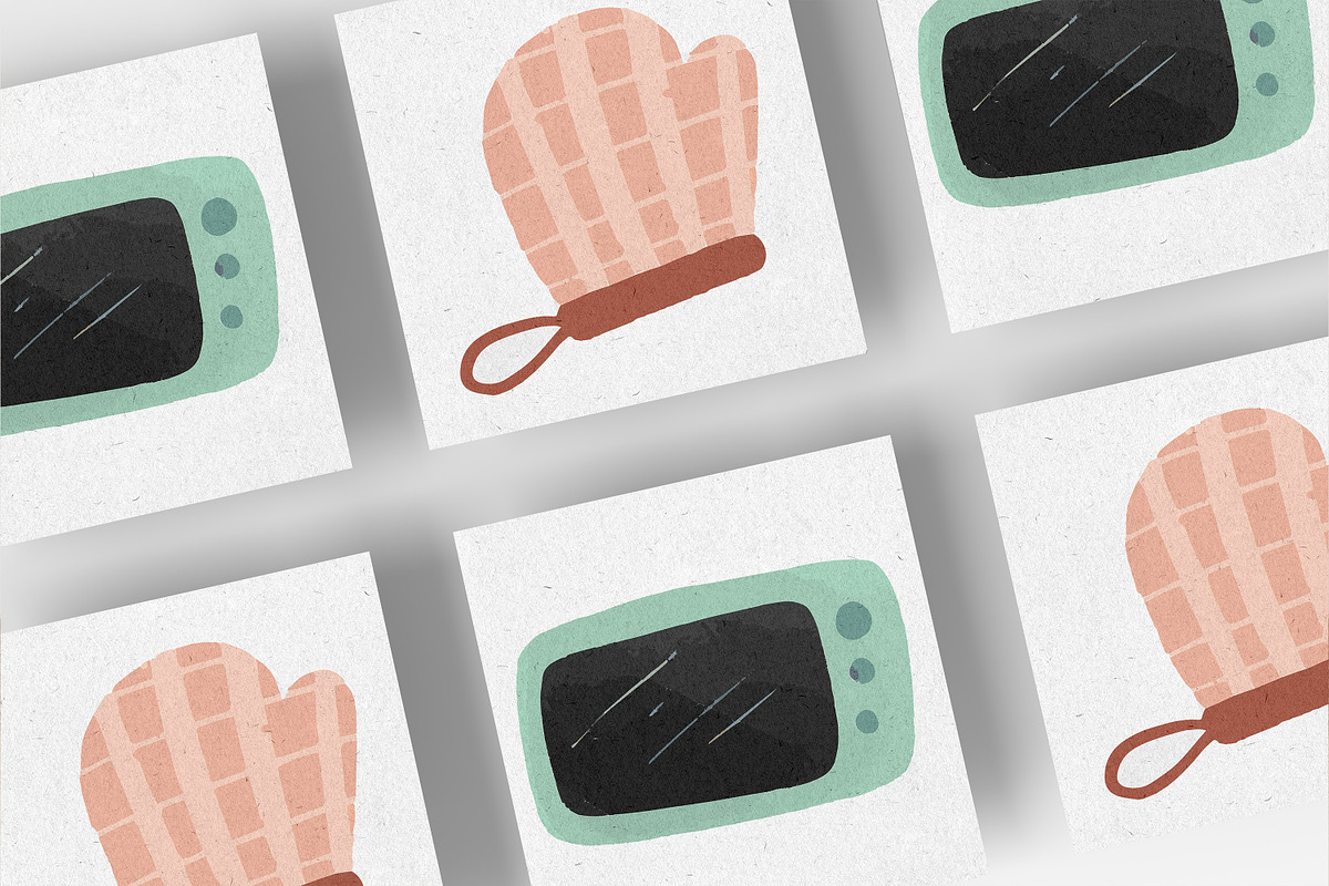 Cute Baking elements illustration, an Object Illustration by RizkaNurfazrina (Photo 6 of 7)
