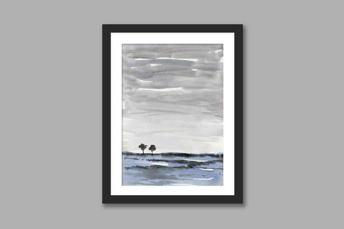 Intangible Scenery - watercolor art, a Background Graphic by Marmoris.Arts (Photo 31 of 34)