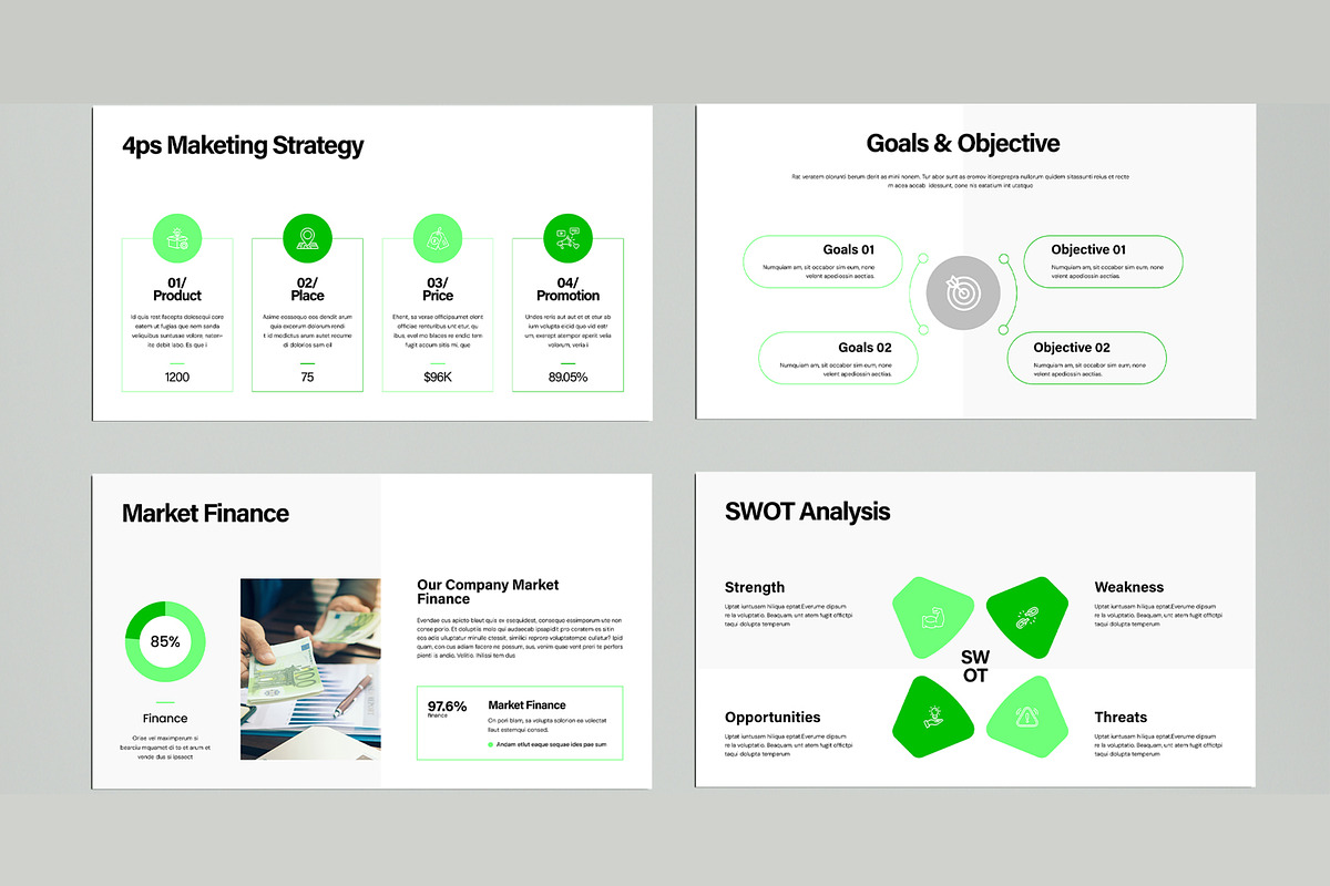 Marketing Plan Presentation Template, a Presentation Template by MightyDesign (Photo 4 of 8)