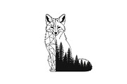 Fox Forest Silhouette Vector Bundle, an Illustration by Creativeshirt (Thumbnail 28 of 31)